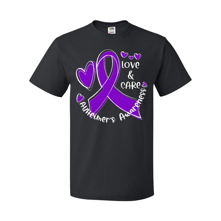 Truck Purple Ribbon November Alzheimer's Awareness Month T-Shirt