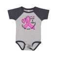 thumbnail image 1 of Inktastic Love, Care, Cure Breast Cancer Awareness Pink Ribbon Boys or Girls Baby Bodysuit, 1 of 5