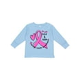 thumbnail image 1 of Inktastic Love, Care, Cure Breast Cancer Awareness Pink Ribbon Boys or Girls Long Sleeve Toddler T-Shirt, 1 of 5