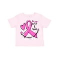 thumbnail image 1 of Inktastic Love, Care, Cure Breast Cancer Awareness Pink Ribbon Boys or Girls Toddler T-Shirt, 1 of 5