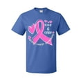 thumbnail image 1 of Inktastic Love, Care, Cure Breast Cancer Awareness Pink Ribbon T-Shirt, 1 of 5