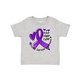 thumbnail image 1 of Inktastic Love, Care, Cure Cystic Fibrosis Awareness Purple Ribbon Boys or Girls Baby T-Shirt, 1 of 5