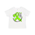 thumbnail image 1 of Inktastic Love, Care, Cure Lymphoma Awareness Lime Green Ribbon Hearts Boys or Girls Baby T-Shirt, 1 of 5