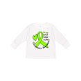 thumbnail image 1 of Inktastic Love, Care, Cure Lymphoma Awareness Lime Green Ribbon Hearts Boys or Girls Long Sleeve Toddler T-Shirt, 1 of 5