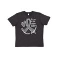thumbnail image 1 of Inktastic Love, Care, Cure Parkinson's Awareness with Gray Ribbon Youth T-Shirt, 1 of 5