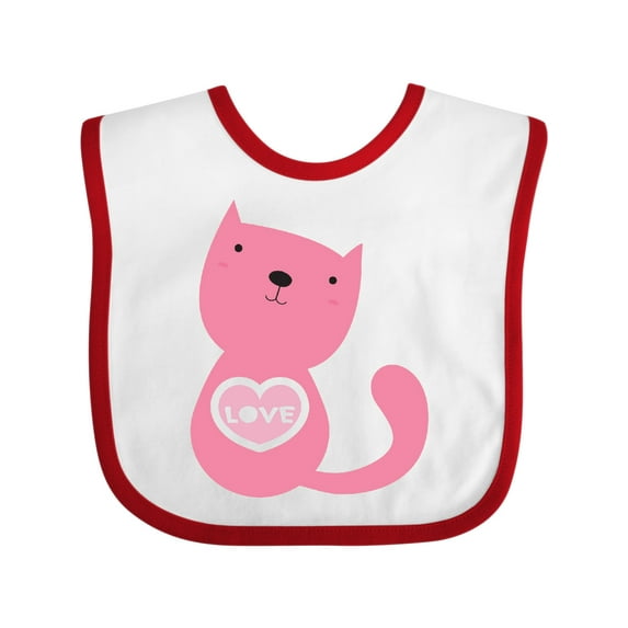 Inktastic Love Cat 2 Boys or Girls Baby Bib