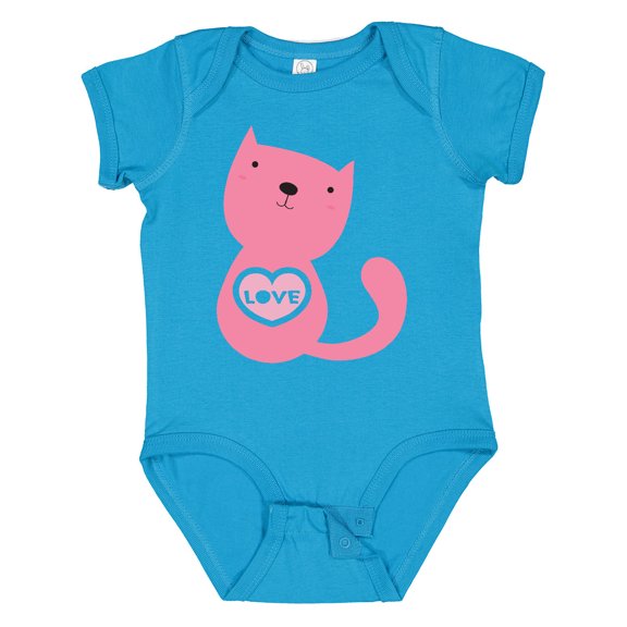 Inktastic Love Cat 2 Boys or Girls Baby Bodysuit