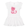 thumbnail image 1 of Inktastic Love Cat 2 Girls Baby Dress, 1 of 4