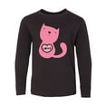 thumbnail image 1 of Inktastic Love Cat 2 Long Sleeve Youth T-Shirt, 1 of 5