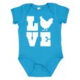 thumbnail image 1 of Inktastic Love Chickens Boys or Girls Baby Bodysuit, 1 of 5