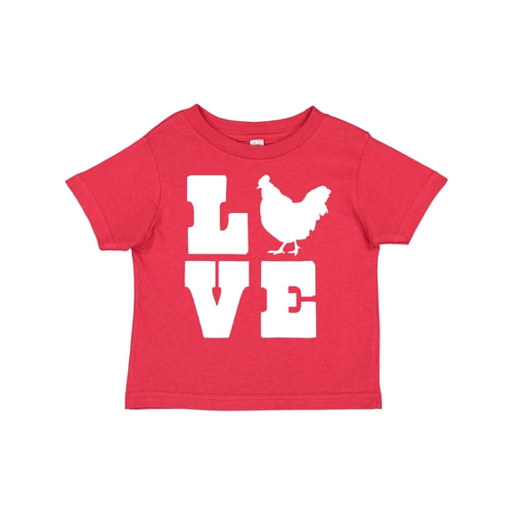 Inktastic Love Chickens Boys or Girls Toddler T-Shirt