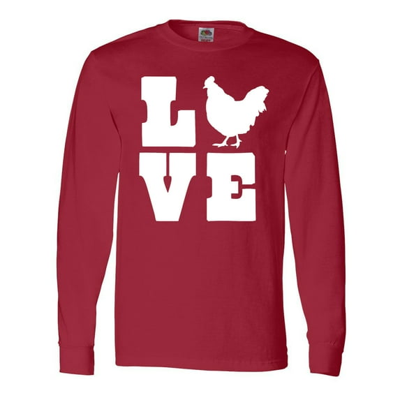 Inktastic Love Chickens Long Sleeve T-Shirt