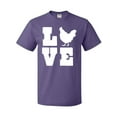 thumbnail image 1 of Inktastic Love Chickens T-Shirt, 1 of 5