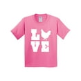 thumbnail image 1 of Inktastic Love Chickens Youth T-Shirt, 1 of 5