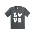 thumbnail image 1 of Inktastic Love Chickens Youth T-Shirt, 1 of 5