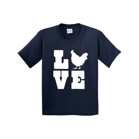 Inktastic Love Chickens Youth T-Shirt