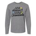 thumbnail image 1 of Inktastic Love Doesnt Count Chromosomes with Yellow and Blue Ribbon Long Sleeve T-Shirt, 1 of 5