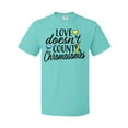 thumbnail image 1 of Inktastic Love Doesnt Count Chromosomes with Yellow and Blue Ribbon T-Shirt, 1 of 5