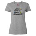 thumbnail image 1 of Inktastic Love Doesnt Count Chromosomes with Yellow and Blue Ribbon Women's T-Shirt, 1 of 5