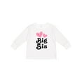 thumbnail image 1 of Inktastic Love Hearts Big Sis Girls Long Sleeve Toddler T-Shirt, 1 of 5