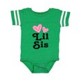 thumbnail image 1 of Inktastic Love Hearts Lil Sis Girls Baby Bodysuit, 1 of 5
