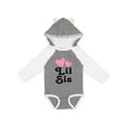 thumbnail image 1 of Inktastic Love Hearts Lil Sis Girls Long Sleeve Baby Bodysuit, 1 of 5
