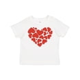 thumbnail image 1 of Inktastic Love, Hearts, Red Hearts, Valentine's Day Girls Toddler T-Shirt, 1 of 5