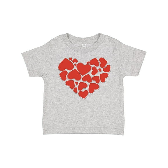 Inktastic Love, Hearts, Red Hearts, Valentine's Day Girls Toddler T-Shirt