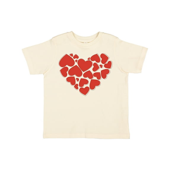 Inktastic Love, Hearts, Red Hearts, Valentine's Day Girls Toddler T-Shirt