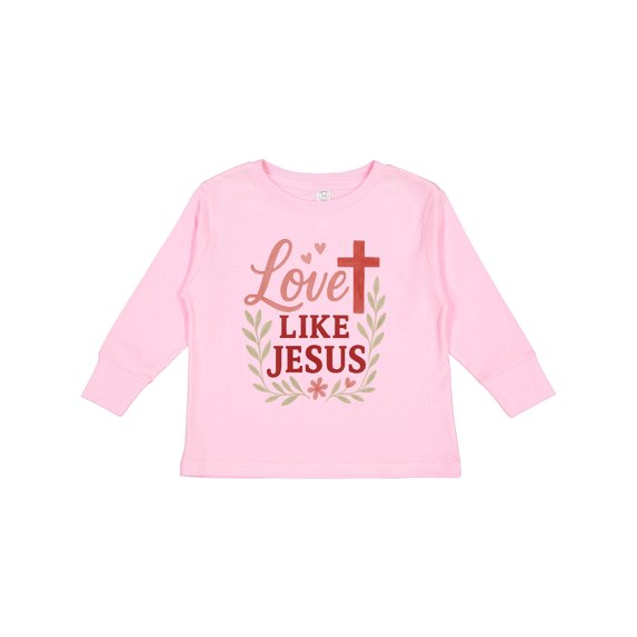 Inktastic Love Like Jesus Boys or Girls Long Sleeve Toddler T-Shirt