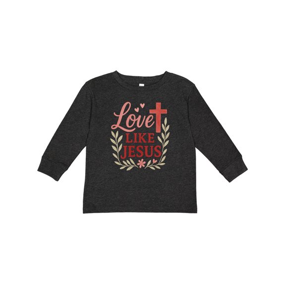 Inktastic Love Like Jesus Boys or Girls Long Sleeve Toddler T-Shirt