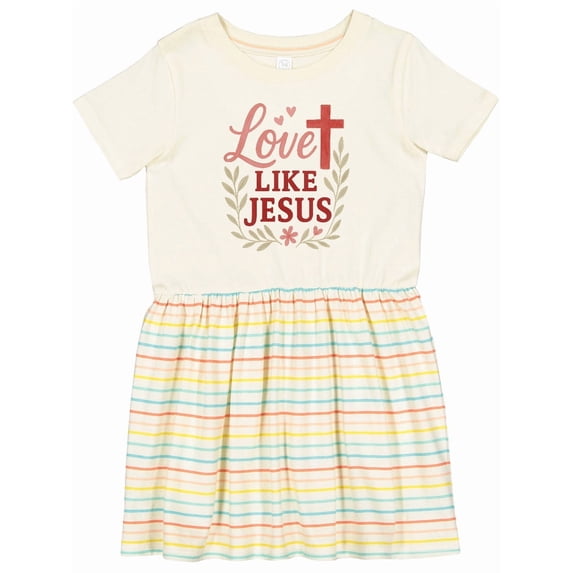 Inktastic Love Like Jesus Inspirational Christian Girls Toddler Dress