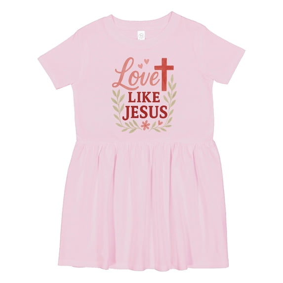Inktastic Love Like Jesus Inspirational Christian Girls Toddler Dress