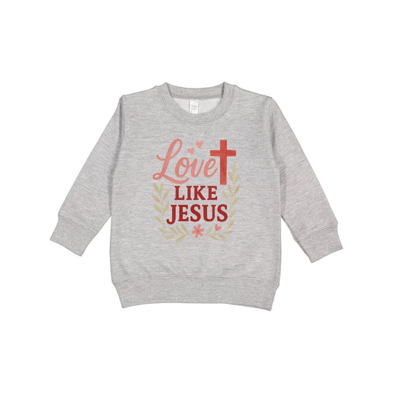 Inktastic Love Like Jesus Inspirational Christian Toddler Sweatshirt