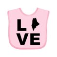thumbnail image 1 of Inktastic Love Maine Boys or Girls Baby Bib, 1 of 4