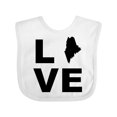 thumbnail image 1 of Inktastic Love Maine Boys or Girls Baby Bib, 1 of 4