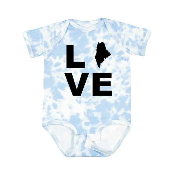 Inktastic Love Maine Boys or Girls Baby Bodysuit