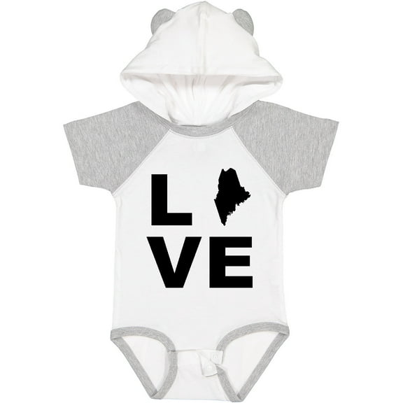 Inktastic Love Maine Boys or Girls Baby Bodysuit