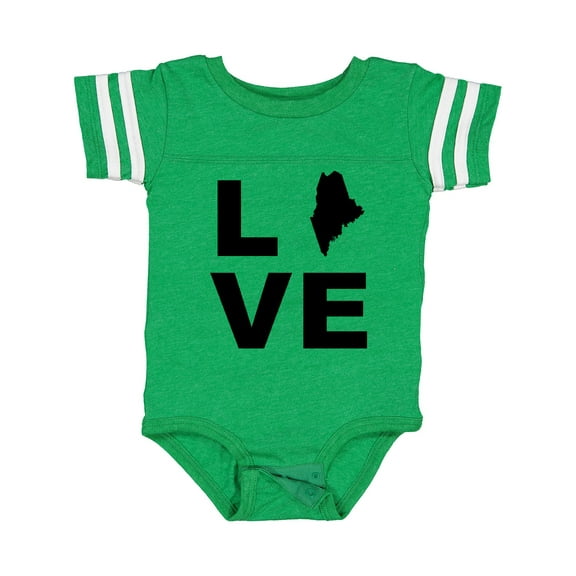 Inktastic Love Maine Boys or Girls Baby Bodysuit