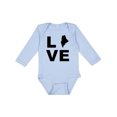 thumbnail image 1 of Inktastic Love Maine Boys or Girls Long Sleeve Baby Bodysuit, 1 of 5