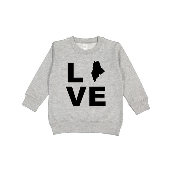 Inktastic Love Maine Toddler Sweatshirt