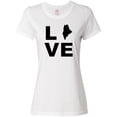 thumbnail image 1 of Inktastic Love Maine Women's T-Shirt, 1 of 5
