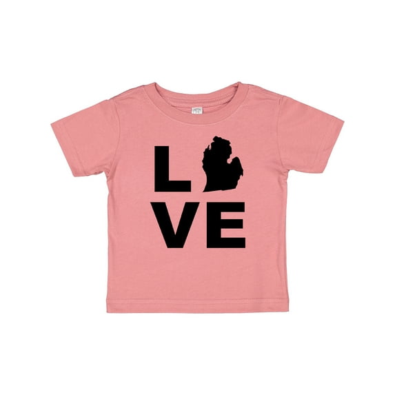 Inktastic Love Michigan Boys or Girls Baby T-Shirt