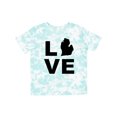 thumbnail image 1 of Inktastic Love Michigan Boys or Girls Toddler T-Shirt, 1 of 5