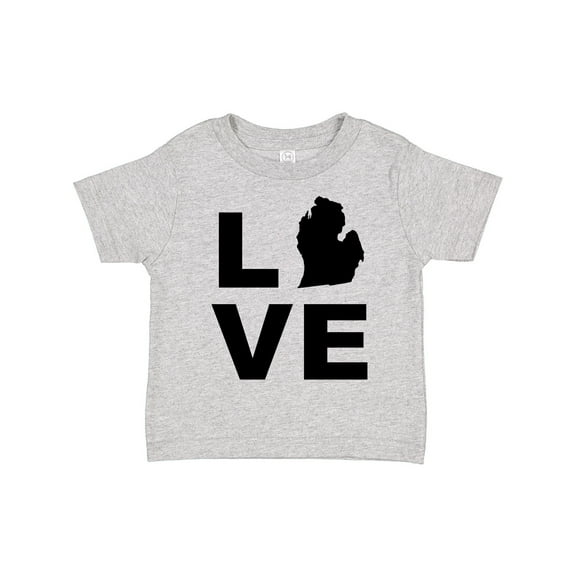 Inktastic Love Michigan Boys or Girls Toddler T-Shirt