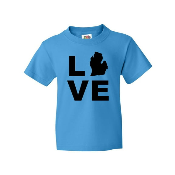 Inktastic Love Michigan Youth T-Shirt