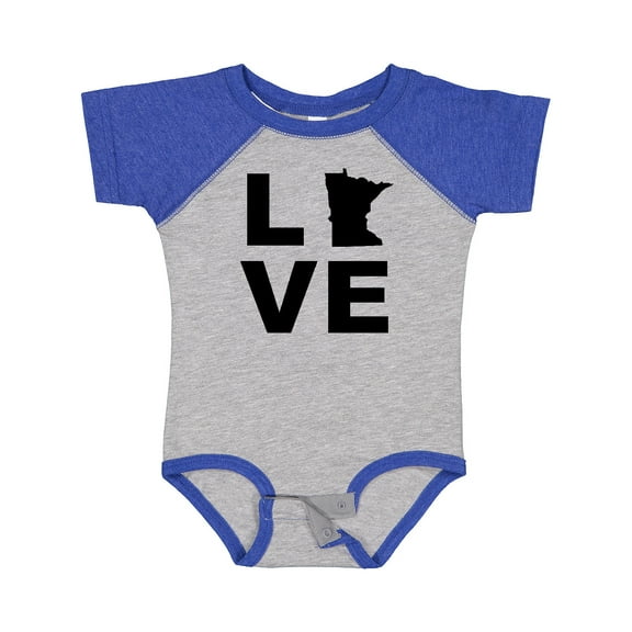 Inktastic Love Minnesota Boys or Girls Baby Bodysuit