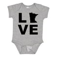 thumbnail image 1 of Inktastic Love Minnesota Boys or Girls Baby Bodysuit, 1 of 5