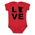 thumbnail image 1 of Inktastic Love Minnesota Boys or Girls Baby Bodysuit, 1 of 5