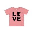 thumbnail image 1 of Inktastic Love Minnesota Boys or Girls Baby T-Shirt, 1 of 5